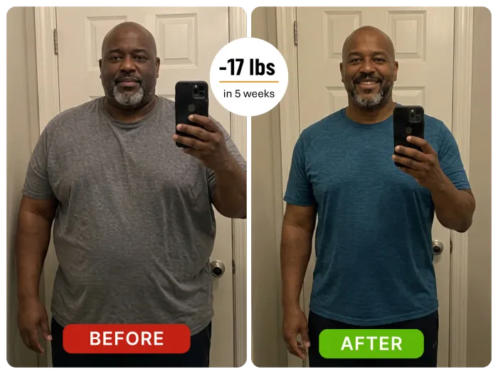Before and after photo 4 shared by an Akemi Coffee Boost customer