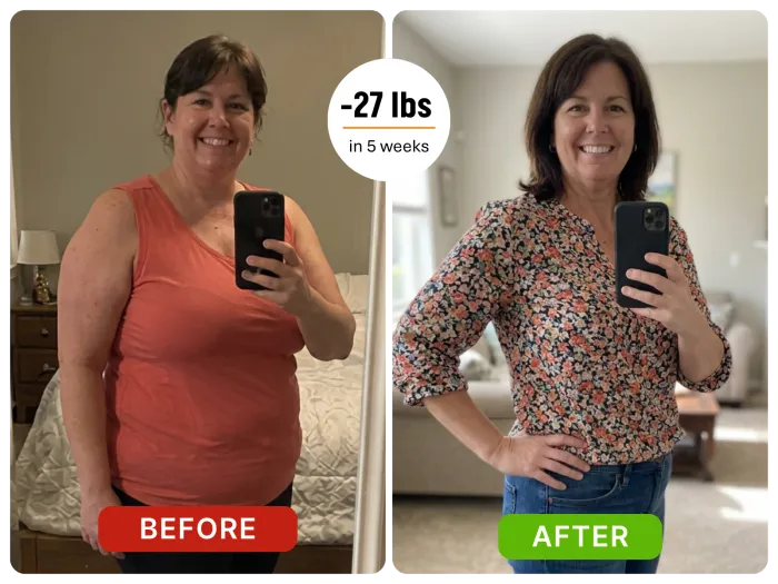 Before and after photo 5 shared by an Akemi Coffee Boost customer
